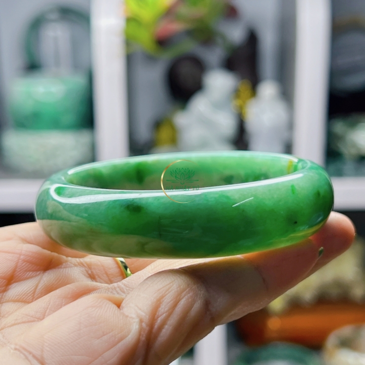 Vòng cẩm thạch xanh lý 