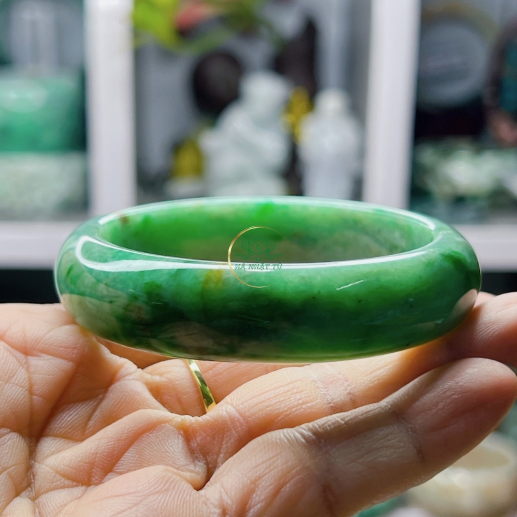 Vòng cẩm thạch xanh lý 