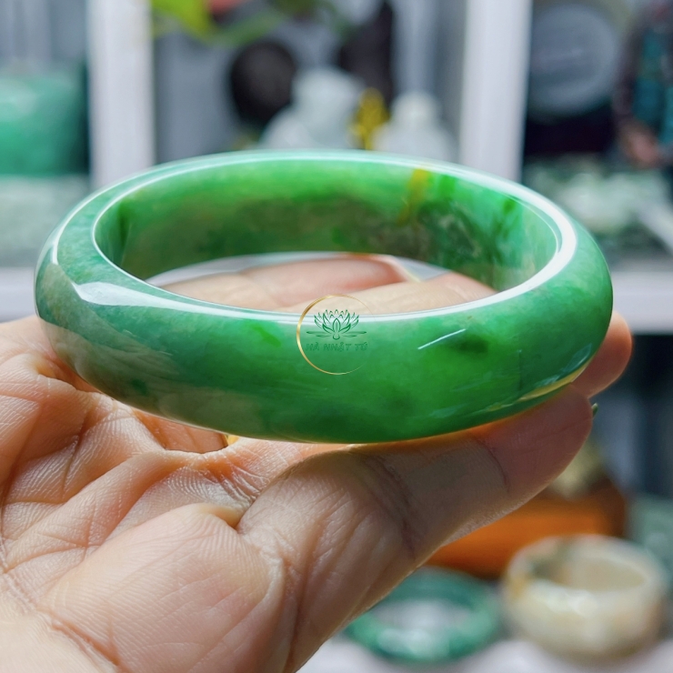 Vòng cẩm thạch xanh lý 