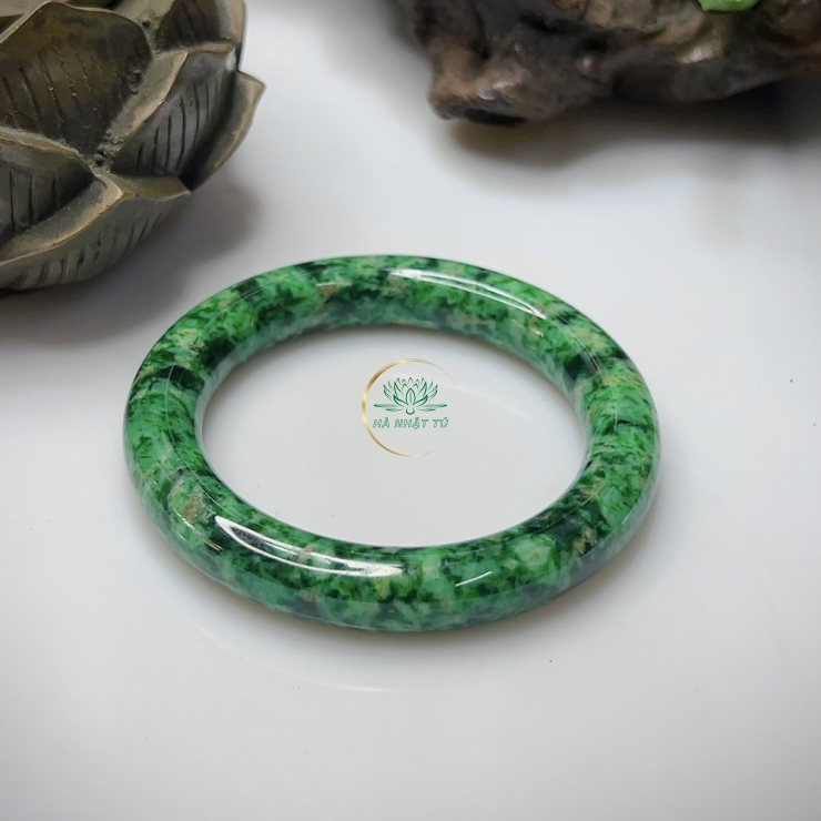 Vòng cẩm thạch sơn thuỷ lý tươi 